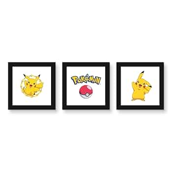 ピカチュウストリートスタイルのアクリル画 Amazon.co.jp: Trends International ギャラリー ポップス